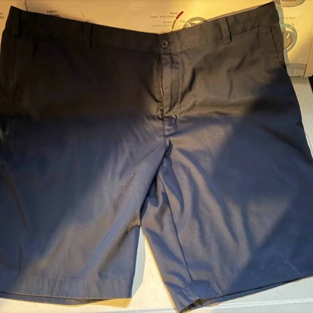 Nike Men's Dark Blue Flat Front Shorts